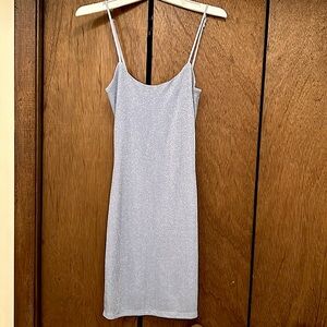 Lucy in the sky, size small, sparkly light blue